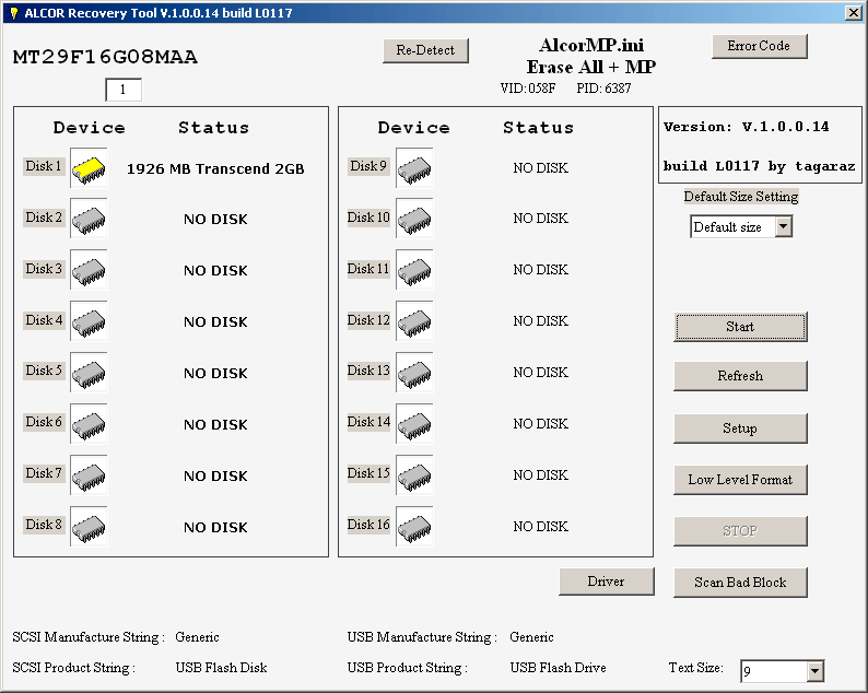 Инструкция Jetflash Recovery Tool