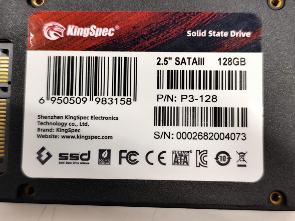 ssd kingspec 128gb RM1135T