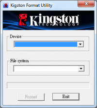 DTHX30/XX -  Kingston Format Utility